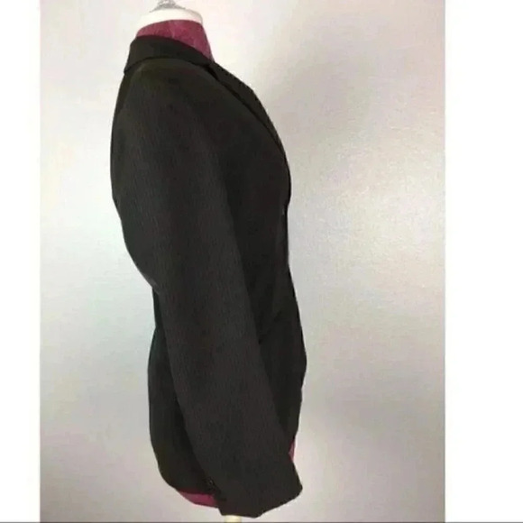 Ann Taylor Loft Blazer sz 0 PinStripes Two Button - Picture 4 of 9